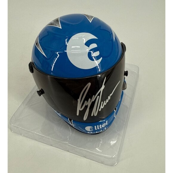 Ryan Newman Signed 1:3 Scale Replica NASCAR Mini Helmet By CFS - Picture 3 of 9